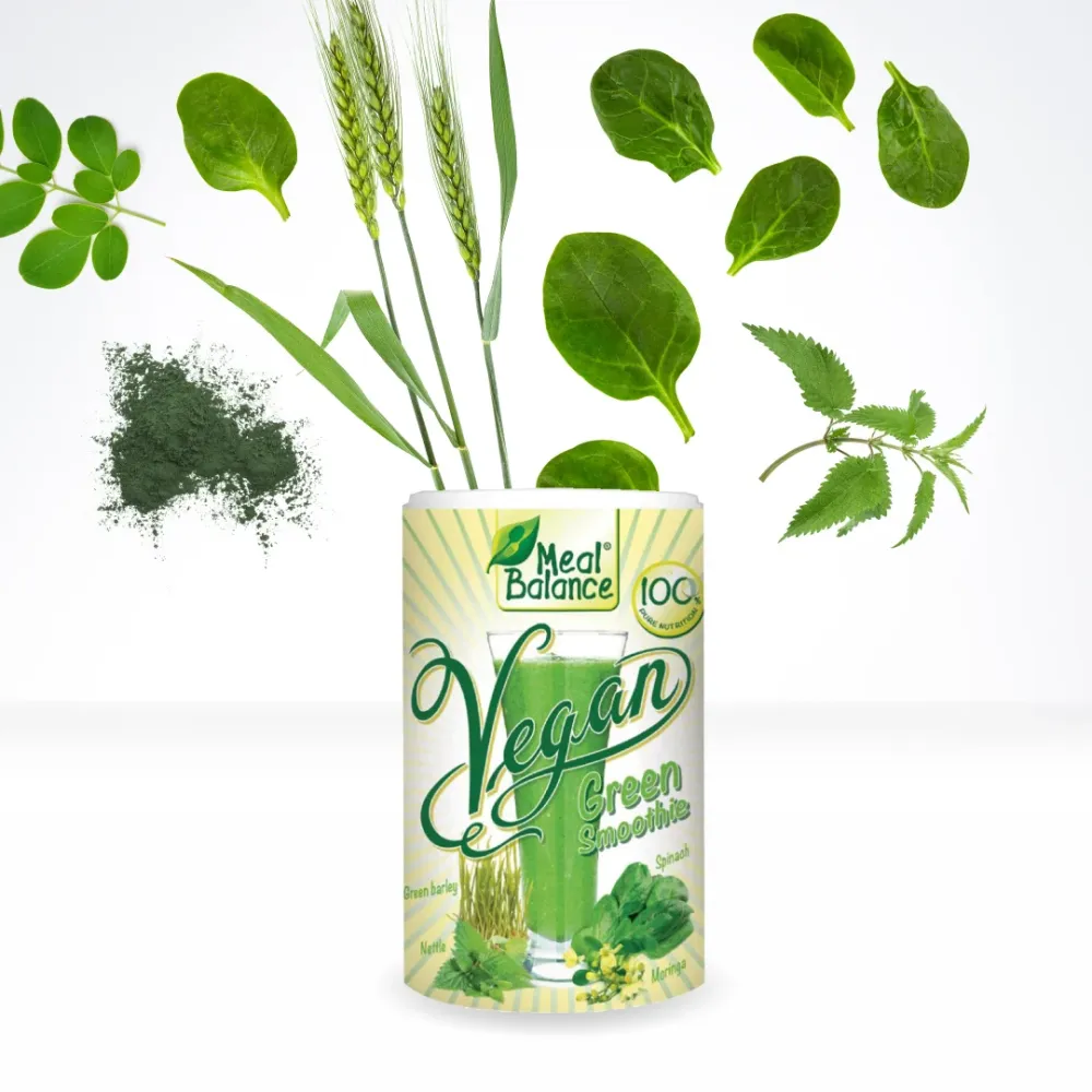 Vegán, zöld turmix, BIO spenót és zöldárpa alapú