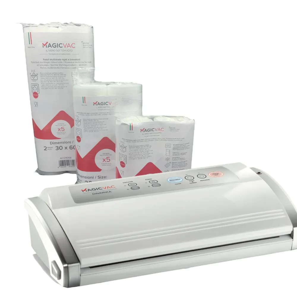 Magic Vac Dinamika vákuumozó gép szett fóliákkal – Super Pack