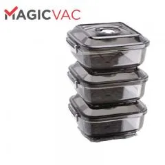 Magic Vac Vákuumdoboz csomag - 3x vákuumozható edény (2,5 literes)