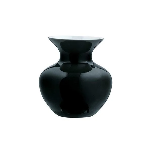 Onlylux Oboe törpe váza H.12 cm opál/fekete OL01092