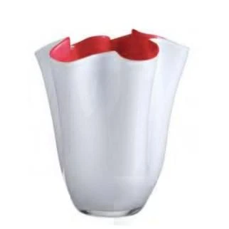 Onlylux Wave váza H.24 cm piros/opál OL01079
