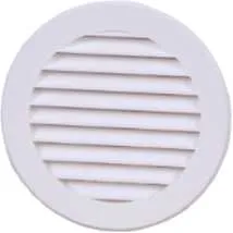 VR150 ventilátor rács Fehér Műanyag 150-es csőhöz
