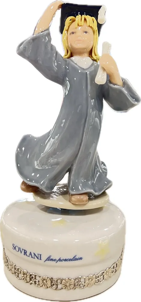 Sovrani zenedoboz Laureata 925 ezüst porcelán SP016