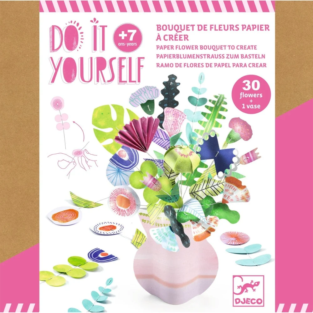 Djeco DIY kreatív készlet gyerekeknek Virágcsokor