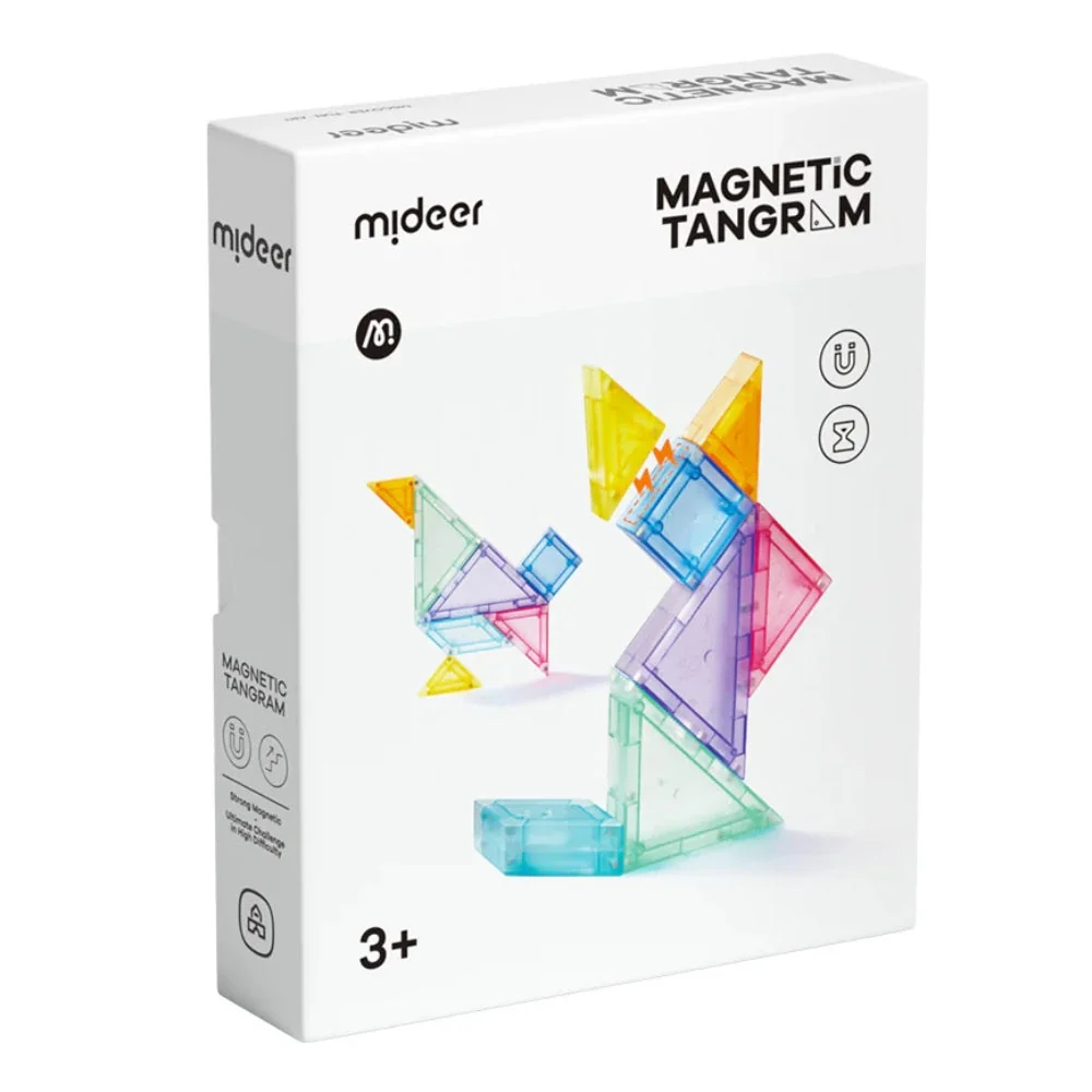 Mideer Mágneses 3D Tangram homokórával