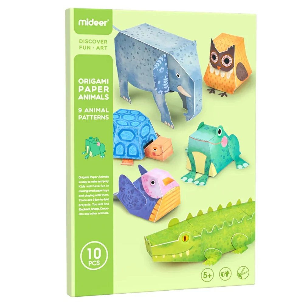 Mideer origami készlet gyerekeknek Papírállatok